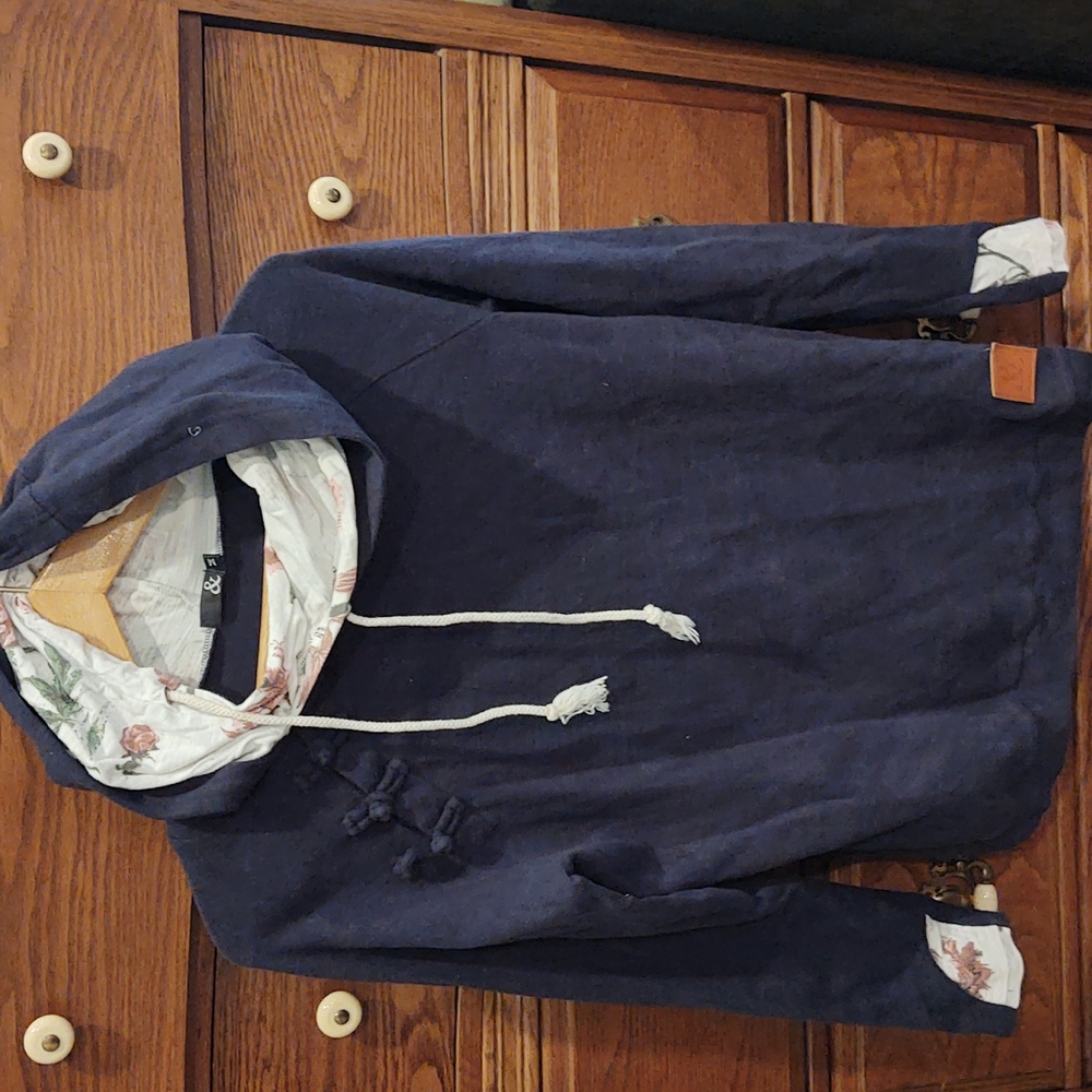 Ampersand Avenue double hood sweatshirt